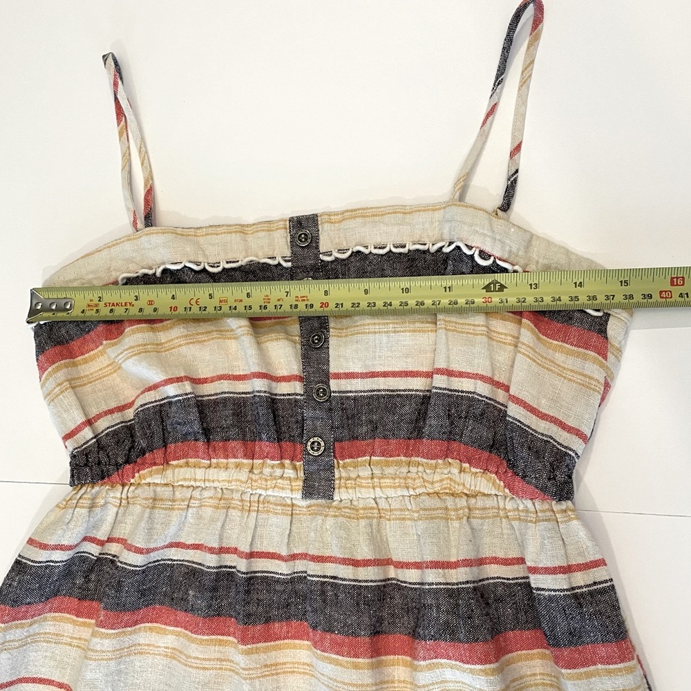 Quicksilver Chambray stripe dress Size S - Picture 3 of 5